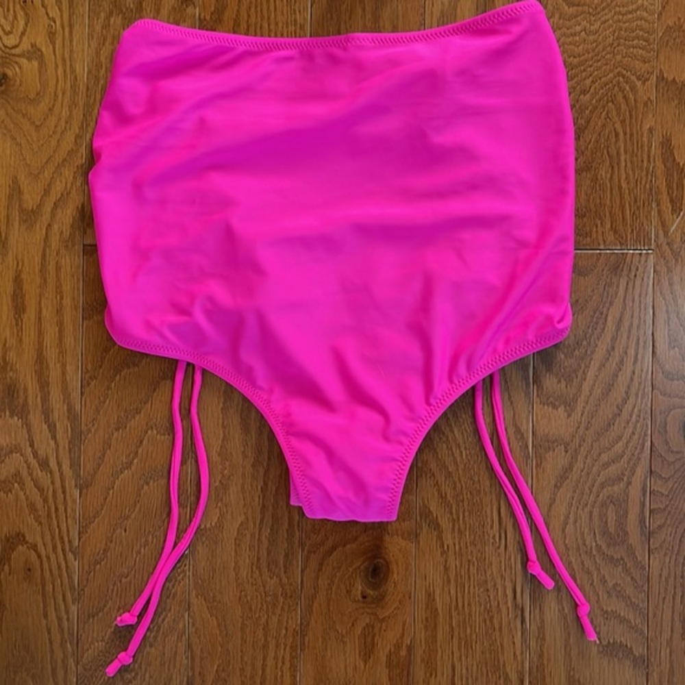 Tempt Me High Rise Pink Bikini Small - Picture 9 of 14